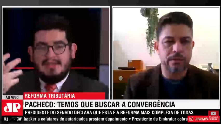 Reforma tributária - Entrevista André Felix Ricotta - Jovem Pan - 22.05.2021